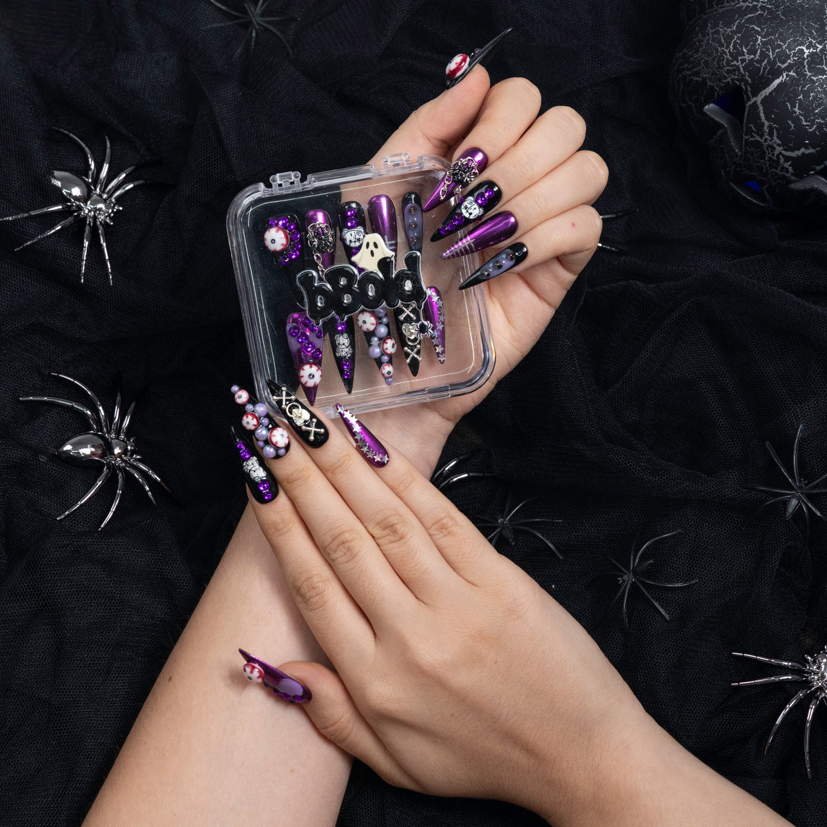 Violet Psychosis Jel Takma Tırnak Seti