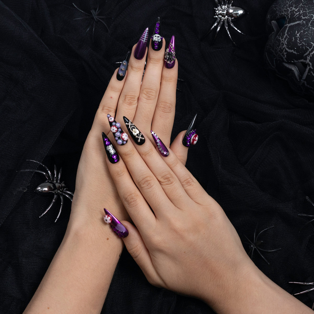 Violet Psychosis Jel Takma Tırnak Seti